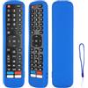 CTRLBETTER Custodia per telecomando in silicone compatibile con Hisense EN2BI27H EN2BF27H EN2BB27H EN2X27HS EN2D27 EN2AK27H TV telecomando copertura protettiva antiurto con cordino (blu)