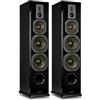 RO&CO Dynavoice Definition DF-8II | Diffusori da Pavimento HiFi 3 Vie | Coppia | 2x8 Kevlar | 200W RMS | 94dB | X-Range | Bi-Wire Bi-Amp | Nero Lucido/Nero Opaco.