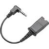 Plantronics 38267-01 Cavo di Ricambio con Sistema di Connessione QD / 3,5 mm