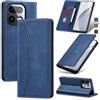 Jasonyu Cover per Realme 16 Pro Plus Flip Custodia in Pelle PU, Cover a Libro Portafoglio, Funzione Supporto, Magnetica, Slot Schede, TPU Bumper Caso Custodia (Blu)