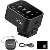 Godox X3 F touch screen wireless flash guida TLL conteggio automatico sincronizzazione ad alta velocità batteria al litio integrata flash luce da studio trigger wireless supporto ricarica rapida