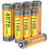 ENEGON Batterie Ricaricabili AA AAA, 8-Pack Litio 1,5V Tensione Costante