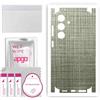apgo SKIN BACK+SIDES RETRO+LATI Film Pellicola protettiva Protezione Posteriore per Samsung Galaxy S24, skin sticker film foil vinyl