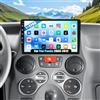 CAMECHO 1+32G Navigatore Android 15 Autoradio per FIAT Panda 2003-2012, Schermo Tattile da 9 Pollici Doppio DIN Radio Auto con Bluetooth, WiFi, Mirror Link, FM/RDS e SWC