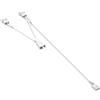 Ruarby Cavo splitter per ventola con controllo a 4 pin, durabilità, cavo splitter per ventola PC a 4 pin per splitter per più ventole per computer