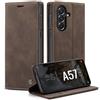 Ottcooed Cover per Samsung Galaxy A57 Custodia, Cover Pellicola a Libro Portafoglio in Pelle Porta Carte Protettiva Slot per Scheda Flip Case Wallet Case con Samsung Galaxy A57, Caffè