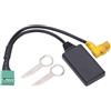 EVGATSAUTO Cavo Bluetooth 5.0, 12 Pin MMI 3G AMI AUX Cavo Adattatore Ingresso Audio Wireless Sostituzione per A4L A6L S5