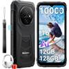 Blackview Rugged Smartphone, Telefono Indistruttibile 10000mAh, Android 16 Smartphone Rugged, IP68/IP69K, fino a 12GB+128GB (TF 2TB), 6,56 90Hz, Dual SIM, NFC, OTG, GPS, 3 Anni di Garanzia