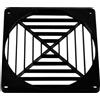 Aerzetix Set di 4 Griglie per Ventola 80x80 mm in plastica Colore Nero