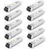 6COMGIGA 10GBase-LR SFP+ ricetrasmettitore, 10G LC Modulo Singolo Modale, DDM, 1310nm, 10 km per Cisco SFP-10G-LR, Meraki MA-SFP-10GB-LR, Ubiquiti UF-SM-10G, Mikrotik, D-Link, Supermicro [10 Pezzi]