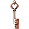 Garrulax Pendrive, USB Chiavette 16GB / 32GB / 64GB Premium Impermeabile Cute Shape Style ad alta velocità USB 2.0 dati, unità di memoria Flash Penna Disk Pen Drive(32GB, Heart Key)