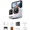 Insta360 Ace Pro 2 Pack Istantanee Edizione limitata Bianco artico - Cam impermeabile 8K con Leica, sensore 1/1,3, prestazioni in scarsa luce, kit impugnatura Xplorer Pro per fotografia di strada
