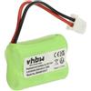 vhbw batteria compatibile con Motorola MBP11 babyphone (300mAh, 2,4V, NiMH)