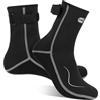 Gimilife Calzari Neoprene 3mm, Calzari Beach Volley per Uomo e Donna, Calzar i Sub, Calze per Piscina, Immersioni, Nuoto, Surf, Vela, Kayak(Stile Alto/Nero-Acqua,S)