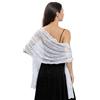 CCAIPU Scialli e Fasce in Pizzo per Donne, Stola e Sciarpe in Maglia Morbida Pashmina Scialli e Nappe da Donna Scialle in Seta per Abiti da Sposa e Festa di Nozze