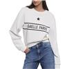 GAÀLLE Gaelle Felpa Gaabw01279 Manica Lunga Donna Cotone off White XS