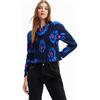 Desigual Women's BLUS_Martina 5001 - Giacca Blu Marino, Taglia M, Blu, M