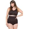 Ulla Popken Slip Modellanti con Orlo Alto Nero 58+ 723912100-58+