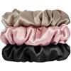 Aucuu Fascette per Capelli in 100% Pura Seta di Gelso, 3 Pezzi Scrunchies in Seta, Delicate sui Capelli, Lussuose, Elastici per Capelli Morbidi e Setosi, Delicati Contro la Rottura dei Capelli