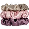 Aucuu Fascette per Capelli in 100% Pura Seta di Gelso, 3 Pezzi Scrunchies in Seta, Delicate sui Capelli, Lussuose, Elastici per Capelli Morbidi e Setosi, Delicati Contro la Rottura dei Capelli