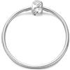 LIGHTDOG 925 Braccetto in argento sterling con catena a maglia serpente, adatto per braccialetti Pandora e braccialetti europei, un braccialetto regalo per donne