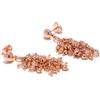 Vlnet ® | Vestopazzo orecchini pendente mogra | argento - ottone - rame | lavorazione artigianale (rame)