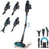 Cecotec Aspirapolvere Cordless Conga Rockstar 11500 Odyssey ErgoFlex. Motore digitale, Potenza massima di aspirazione 300AW e Ultra Power 850W, Autonomia 90 minuti, Tubo flessibile, Accessori