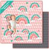 VALVANI Tappeto Gioco Bambini Pieghevole 127x127 cm Playmat Morbido Tummy Time Antiscivolo e Lavabile - Tappetone Neonato Gattonamento - Tappeti Montessori Attività Cameretta Pavimento Gattonare | VALBABY