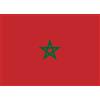 Karabu Bandiera Marocco cm 90 x 150 cm in tessuto