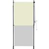 Kavolet Tenda a rullo verticale da 100 x 270 cm, con manovella, tenda da sole verticale, per balcone, protezione solare, protezione dal vento, per terrazza e balcone, crema