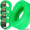 Instalguru 4X Filo da Taglio 2,7 mm 15 m Nylon Filo per Decespugliatore Tagliaerba Rotondo Verde Ricambio Corda Tagliabordi Decespugliatore Robusto Resistente allo Strappo