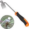 Yaqor Zappetta Manuale Per Orto - Attrezzo Per Rimuovere Le Erbacce Con Manico Ergonomico, Zappa Da Giardino Per Orto E Giardino, Estirpatore Erbacce Resistente