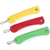 DOITOOL Coltello per Frutta 3 Pezzi in Materiale Ceramico PP | Coltello da Cucina Portatile, Affetta Frutta in Ceramico, Accessorio Domestico Resistente e Facile da Pulire Colore Casuale