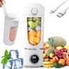 Peelanmall Frullatore portatile mini 700 ml, 12 lame in acciaio inox, spremiagrumi ricaricabili, display digitale, auto-pulizia