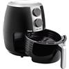 Tristar Airfryer Friggitrice ad Aria Calda, 3.5 Litri, 1500 W, Acciaio Inossidabile, Cestello Regolabile, Timer, Termostato, Nero, FR-6989