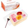 Fonday Cristalli in gel di silice per asciugatura dei fiori per bouquet nuziali, conservazione del colore, indicano dimensioni delle perline riutilizzabili inferiori a 1 mm (2,3 kg 3 in 1 con