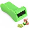 Generic Runner Bean Slicer and Stringer UK, Mini Runner Bean Cutter, e Stringer per verdure, multifunzionale pepe, fagioli verdi (verde)