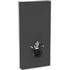 Geberit Monolith modulo sanitario per WC sospeso, 131022CD5, Monolith nero satinato/nero cromato spazzolato [Elementi ad Incasso > Elementi Incasso per WC]