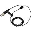 PULSE MIC-500X3 - Microfono Lavalier con presa mini XLR a 3 poli, colore: Nero