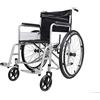 EGLEMTEK Sedia a Rotelle Pieghevole Leggera ad Autospinta, Carrozzina per Disabili ed Anziani con Braccioli e Poggiapiedi Estraibili, Cintura di Sicurezza, 85 x 69 x 91 cm Colore Nero e Argento