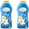 Generico Spuma di Sciampagna Ammorbidente Concentrato Fresca Rugiada, 30 Lavaggi, Profumo di Lunga Durata, Neutralizza Odori, Bucato Morbido e Profumato, Made in Italy - 2 Unita da 600 ml