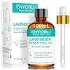 ENYORLI Olio Essenziale di Lavanda 100 ml con Pipetta per Diffusori e DIY