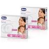 Chicco Coppette Assorbilatte Doppia Confezione 120 Pezzi | 60+60 Coppette, Forma Anatomica, Ultrasottili, Confezionate Singolarmente, Giorno e Notte