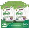Winni's - Detersivo Lavatrice Ipoallergenico in Ecoformato, 240 Lavaggi, Adatto alle Pelli più Sensibili, Fragranza Aleppo e Verbena, con Materie Prime di Origine Vegetale, 1500 ml x 8 Confezioni
