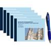 Dodici Blocco Ricevute Attività Sportive 11,5x16,5 cm - 50 Fogli Autoricalcanti in Duplice Copia (50/50) - Moduli Pagamento ASD, Palestre, Piscine e Scuole Calcio - CON PENNA TOUCH OMAGGIO Dodici12®