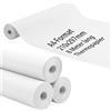 Tikplus 4 fogli di carta termica A4, 210 mm x 30 mm x 8 m, compatibile con stampanti termiche A4