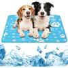 Jokureao Tappetino refrigerante per cani, coperta termica per cani, coperta estiva per animali domestici, tappetino refrigerante lavabile, per animali domestici di piccola e media taglia (blu - zampa