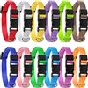 Yorgewd Confezione da 12 collari regolabili per cuccioli, cani di piccola taglia e gatti (multicolore, 21,5-33 cm)