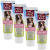 Tubi DOG Delizia di salsiccia di fegato in tubo per cani | Confezione da 4 | 4 x 75 g | Tubo pratico al tocco morbido | Pasta snack ridotta di grassi senza zucchero