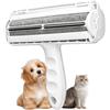 Omnikryp Spazzola Togli Peli Animali, Riutilizzabile Rullo Togli Peli Animali, Ecologica Spazzola per Cani e Gatti, per Vestiti, Divano, Auto, Letto, Tappeto (Grigio)